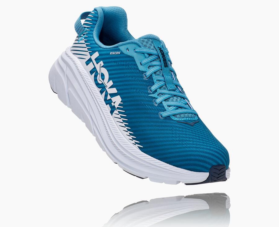 Hoka One One ランニングシューズ メンズ 青/白 - リンコン2 - JG3406928